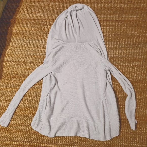 LULULEMON Sundown cardigan wrap ice blue size 6 - Picture 6 of 9